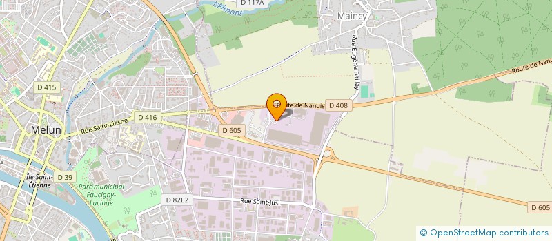 localisation de l'entreprise ASSOCIATION DES GESTIONNAIRES PUBLICS DES DECHETS MENAGERS DE SEINE ET MARNE - GEDEM 77 à VAUX-LE-PENIL
