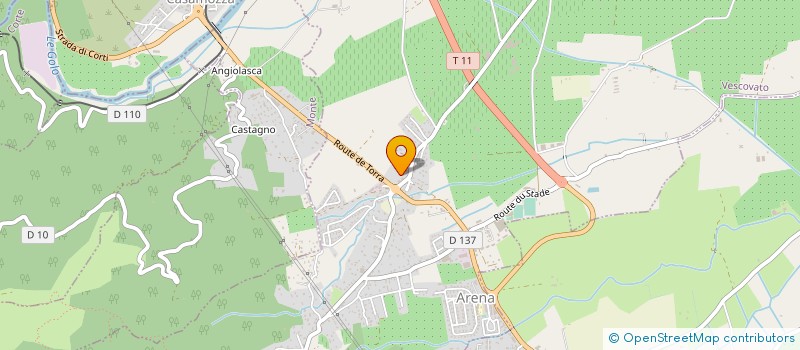 localisation de l'entreprise ASSOCIATION DES GOLFEURS CORSES à VESCOVATO