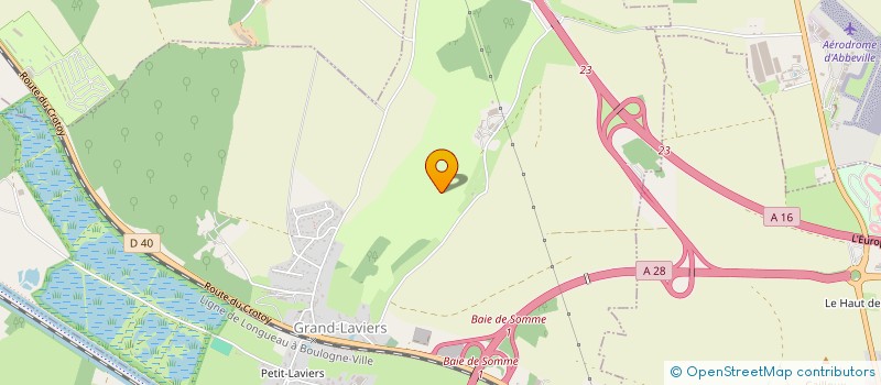 localisation de l'entreprise ASSOCIATION DES GOLFEURS DE LA JEUNESSE ET SPORTS ET DE L EDUCATION PHYSIQUE DE PICARDIE  GRAND-LAVIERS