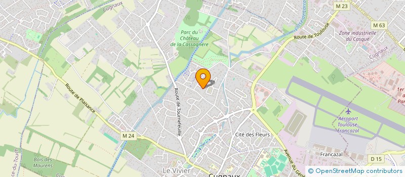 localisation de l'entreprise ASSOCIATION DES GREFFES DE LA MOELLE OSSEUSE DE MIDI-PYRENEES (AGMOMP) à CUGNAUX