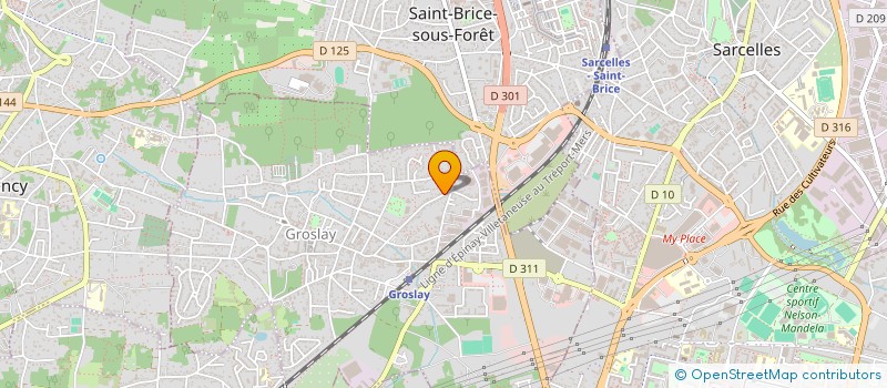 localisation de l'entreprise ASSOCIATION DES GROSLAYSARDS  GROSLAY