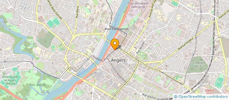 localisation de l'entreprise ASSOCIATION DES GUINEENS D'ANGERS à ANGERS