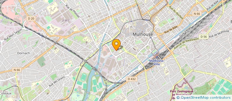 localisation de l'entreprise ASSOCIATION DES GUINEENS DE MULHOUSE  MULHOUSE