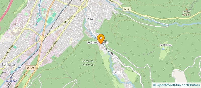 localisation de l'entreprise ASSOCIATION DES HABITANTS DE GEILLES à OYONNAX