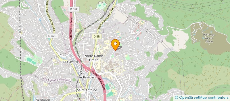 localisation de l'entreprise ASSOCIATION DES HABITANTS DE LA GRANIERE à MARSEILLE