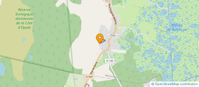 localisation de l'entreprise ASSOCIATION DES HABITANTS DE MERLIMONT  MERLIMONT