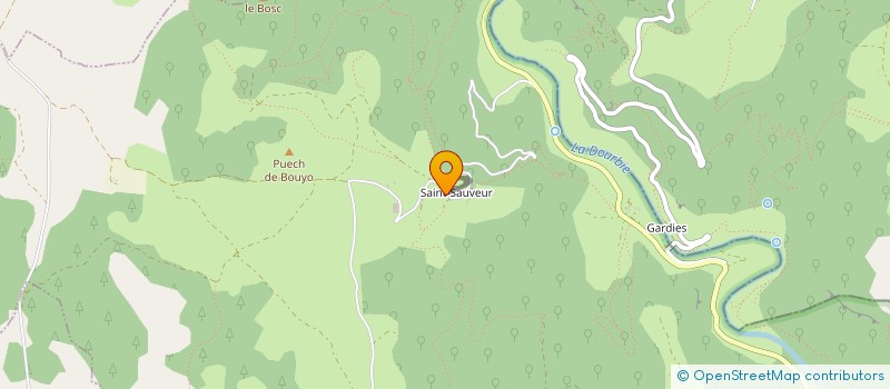 localisation de l'entreprise ASSOCIATION DES HABITANTS DE SAINT SAUVEUR DU LARZAC ET DES FERMES ENVIRONNANTES  NANT