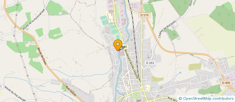 localisation de l'entreprise ASSOCIATION DES HABITANTS DES QUARTIERS DU STADE LOUIS BIELMAN à LISIEUX