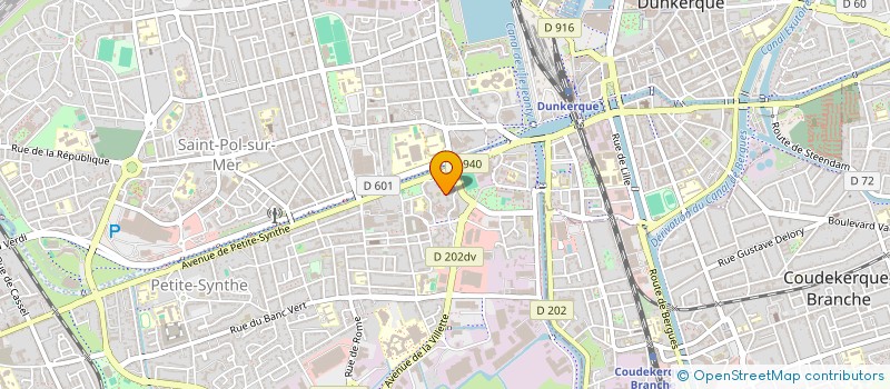 localisation de l'entreprise ASSOCIATION DES HABITANTS DU BANC VERT à DUNKERQUE
