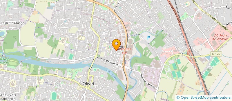 localisation de l'entreprise ASSOCIATION DES HABITANTS DU PLISSAY à OLIVET