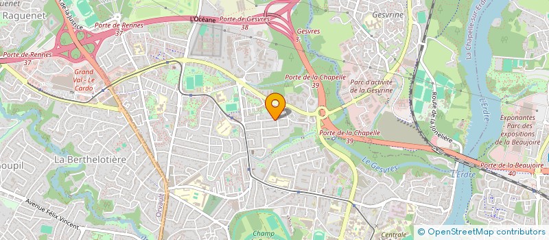 localisation de l'entreprise ASSOCIATION DES HABITANTS DU QUARTIER DE LA RIVIERE A NANTES à NANTES