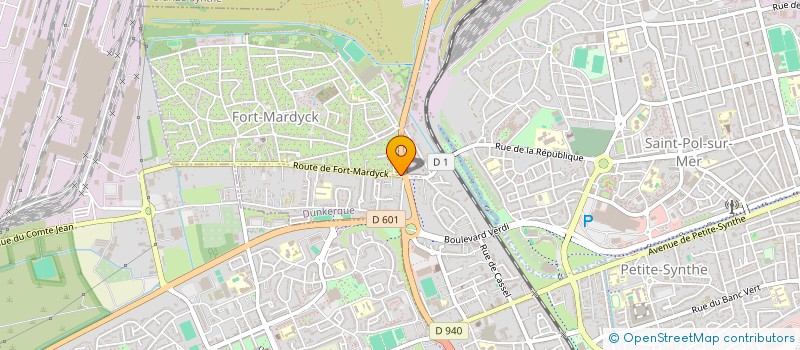 localisation de l'entreprise ASSOCIATION DES HABITANTS DU QUARTIER DESSINGUEZ-LAPIN BLANC à DUNKERQUE