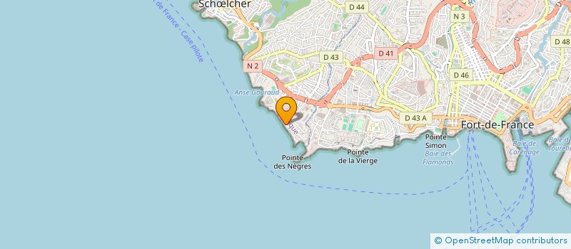 localisation de l'entreprise ASSOCIATION DES HABITANTS SANS TITRE DE FOND BATELIERE à SCHŒLCHER