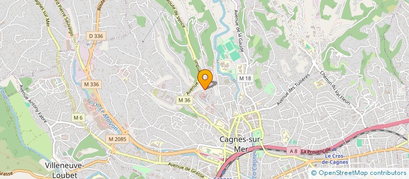 localisation de l'entreprise ASSOCIATION DES HAUTS CAGNOIS à CAGNES-SUR-MER