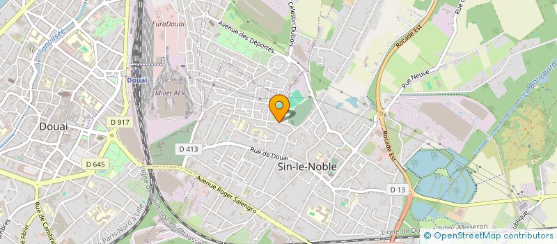 localisation de l'entreprise ASSOCIATION DES HAUTS DE SIN  SIN-LE-NOBLE