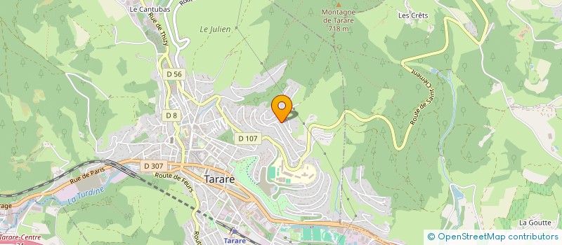 localisation de l'entreprise ASSOCIATION DES HAUTS DE TARARE  TARARE