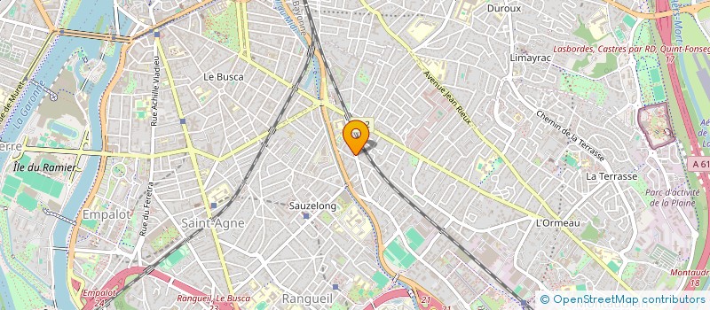 localisation de l'entreprise ASSOCIATION DES HEMOPHILES DE LA REGION MIDI-PYRENEES à TOULOUSE