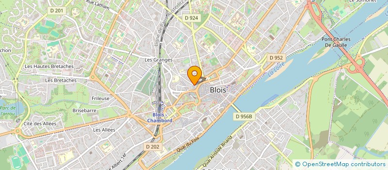 localisation de l'entreprise ASSOCIATION DES HEURES MUSICALES à BLOIS