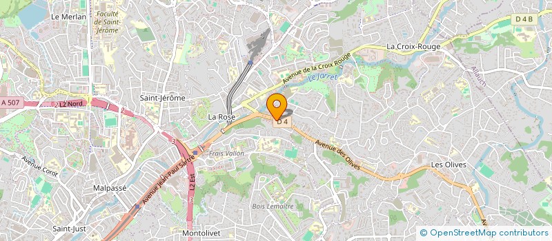 localisation de l'entreprise ASSOCIATION DES HYPNOTISEURS DE SPECTACLE DE FRANCE  MARSEILLE