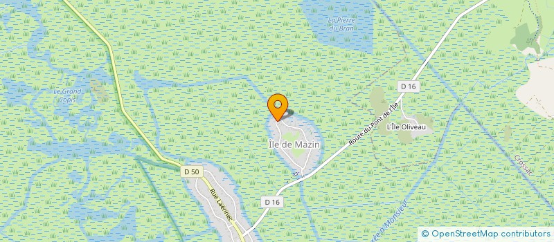 localisation de l'entreprise ASSOCIATION DES ILIENS DE MAZIN  SAINT-JOACHIM