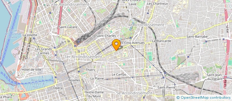 localisation de l'entreprise ASSOCIATION DES IMMIGRES DU 13 (ADI13) à MARSEILLE