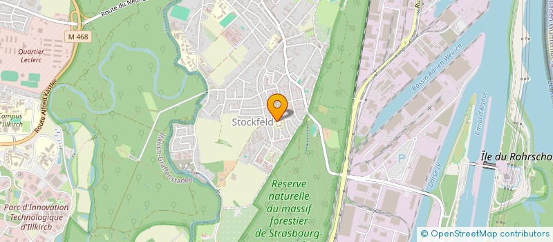 localisation de l'entreprise ASSOCIATION DES INDIENS DU STOCKFELD à STRASBOURG