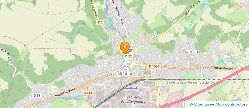 localisation de l'entreprise ASSOCIATION DES INDUSTRIELS ET ARTISANS DE LA COTIERE ASCOT à MONTLUEL