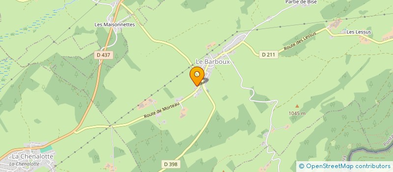 localisation de l'entreprise ASSOCIATION DES INDUSTRIELS HAUT DOUBS  LE RUSSEY