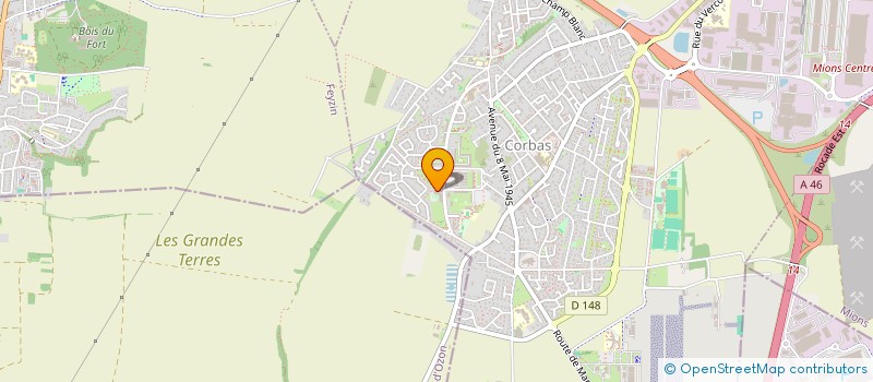 localisation de l'entreprise ASSOCIATION DES INFIRMIERES DE CORBAS à CORBAS