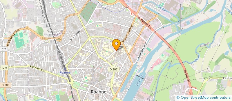 localisation de l'entreprise ASSOCIATION DES INFIRMIERS ANESTHESISTES DE ROANNE à ROANNE