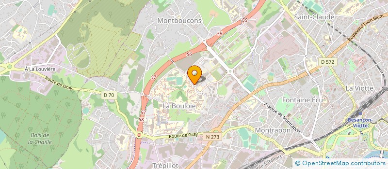 localisation de l'entreprise ASSOCIATION DES INGENIEURS ENSMM  BESANCON