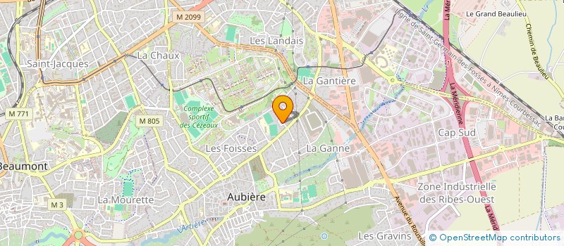 localisation de l'entreprise ASSOCIATION DES INGENIEURS SIGMA CLERMONT   AUBIERE