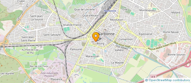 localisation de l'entreprise ASSOCIATION DES INTERNES  NARBONNE