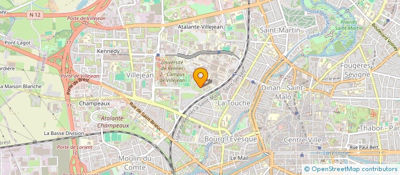 localisation de l'entreprise ASSOCIATION DES INTERNES DE MEDECINE GENERALE DE RENNES à RENNES
