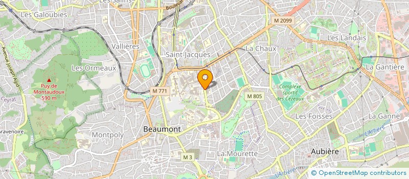 localisation de l'entreprise ASSOCIATION DES INTERNES ET ANCIENS INTERNES EN PSYCHIATRIE DE CLERMONT-FD (AIPC)  CLERMONT-FERRAND