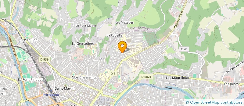 localisation de l'entreprise ASSOCIATION DES INTERNES PERIGOURDINS  PERIGUEUX