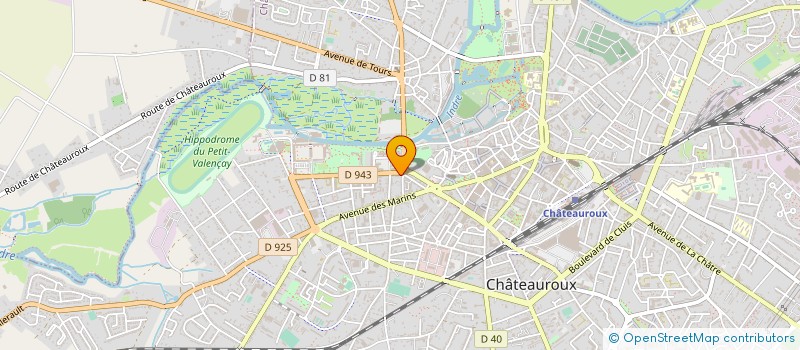 localisation de l'entreprise ASSOCIATION DES IUTIENS DE CHATEAUROUX à CHATEAUROUX