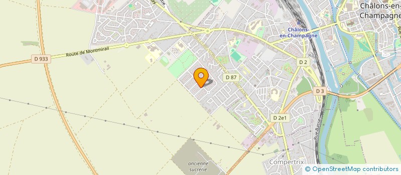 localisation de l'entreprise ASSOCIATION  DES IVOIRIENS DE CHALONS-EN-CHAMPAGNE ET AGGLOMERATIONS ( A.I.C.A)  FAGNIERES