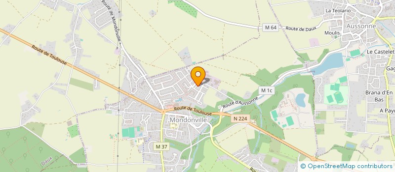 localisation de l'entreprise ASSOCIATION DES JARDINIERS DE MONDONVILLE (AJM)  MONDONVILLE