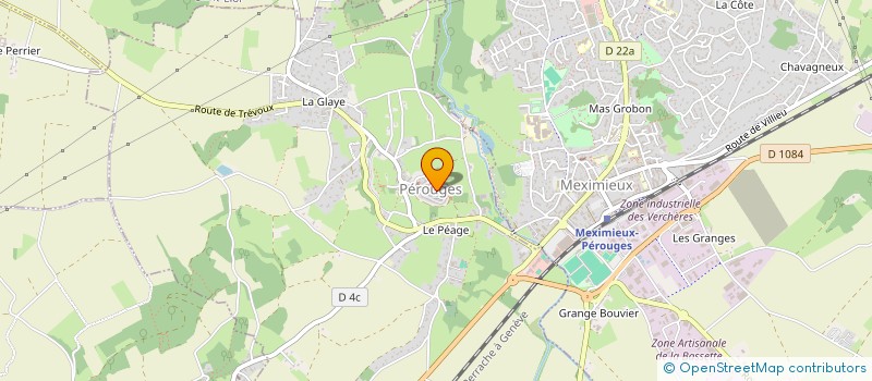 localisation de l'entreprise ASSOCIATION DES JARDINS DE LA FERME DE PEROUGES à PEROUGES