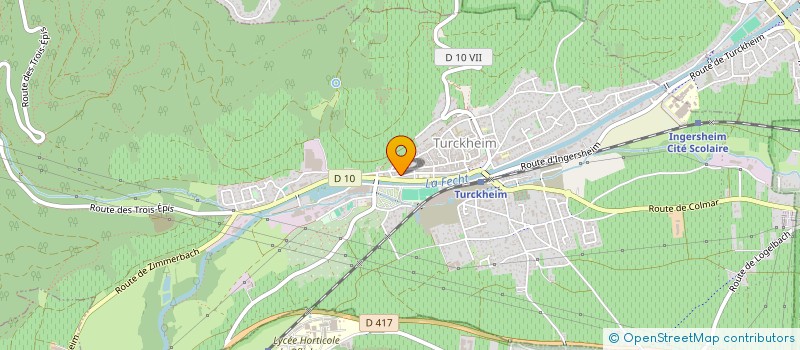 localisation de l'entreprise ASSOCIATION DES JARDINS DE TURCKHEIM  TURCKHEIM
