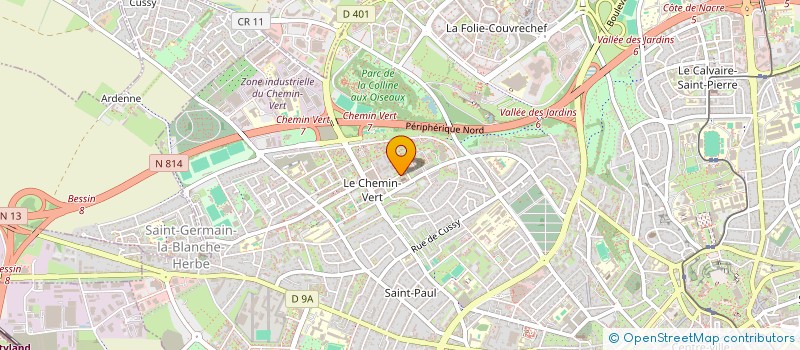 localisation de l'entreprise ASSOCIATION DES JARDINS FAMILIAUX DE CAEN à CAEN
