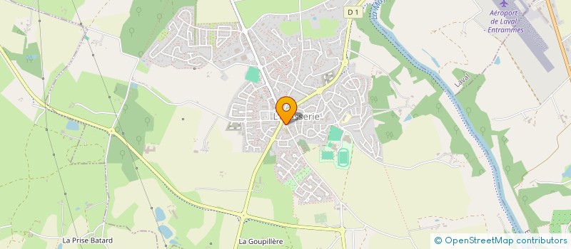 localisation de l'entreprise ASSOCIATION DES JARDINS FAMILIAUX DE L'HUISSERIE à L'HUISSERIE