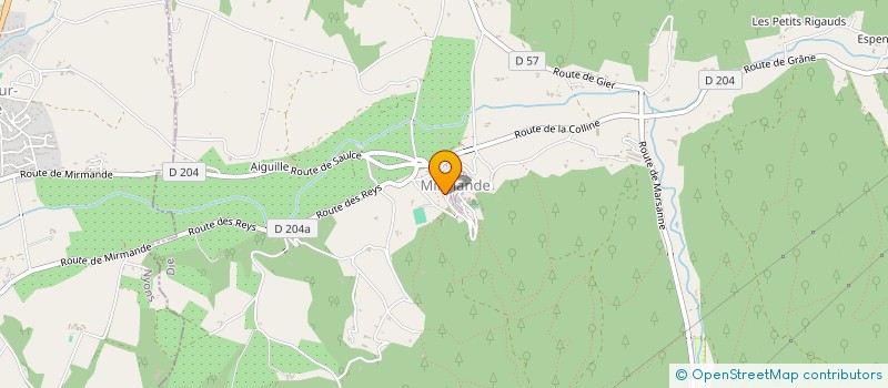 localisation de l'entreprise ASSOCIATION DES JARDINS FAMILIAUX DE LORIOL  LORIOL-SUR-DROME