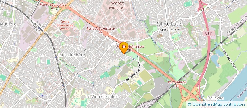 localisation de l'entreprise ASSOCIATION DES JARDINS FAMILIAUX DE NANTES à NANTES