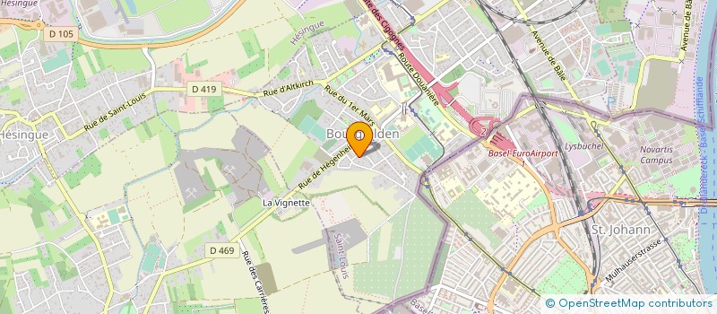 localisation de l'entreprise ASSOCIATION DES JARDINS FAMILIAUX DE SAINT - LOUIS à SAINT-LOUIS