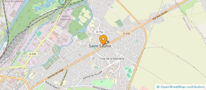 localisation de l'entreprise ASSOCIATION DES JARDINS FAMILIAUX DE SAINT-SAULVE à SAINT-SAULVE