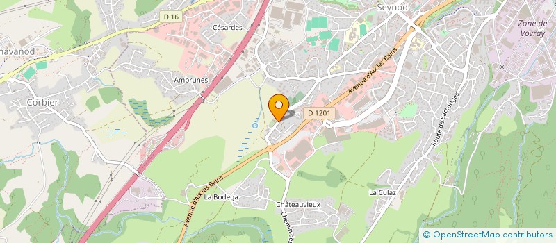 localisation de l'entreprise ASSOCIATION DES JARDINS FAMILIAUX DE SEYNOD à ANNECY