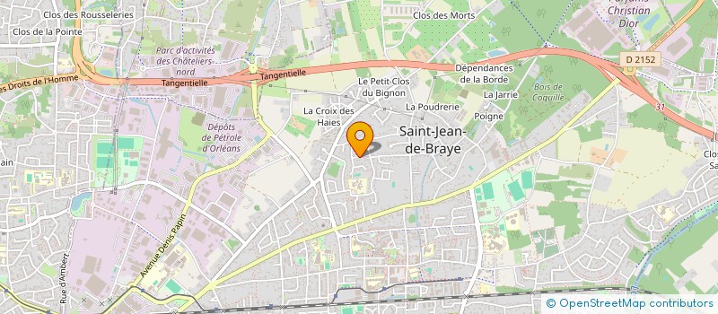 localisation de l'entreprise ASSOCIATION DES JARDINS FAMILIAUX LA POMONE à SAINT-JEAN-DE-BRAYE