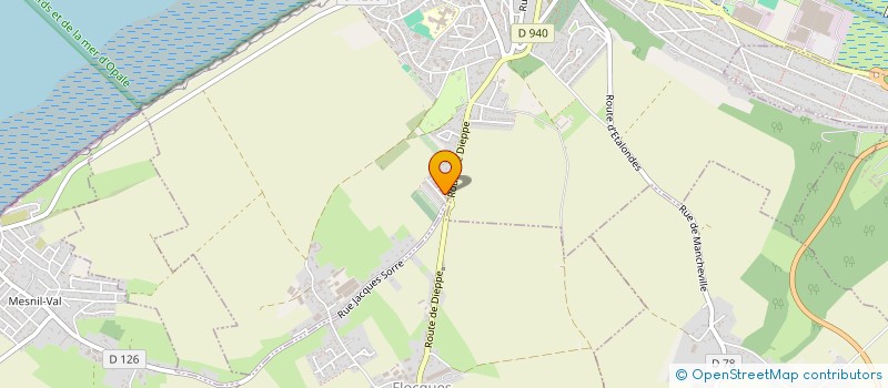 localisation de l'entreprise ASSOCIATION DES JARDINS OUVRIERS DU TREPORT  LE TREPORT